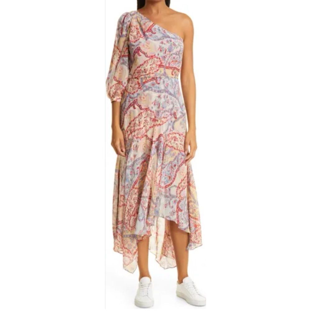 Veronica Beard Kimber Silk Paisley Dress Size 12  $695 ~ Pristine